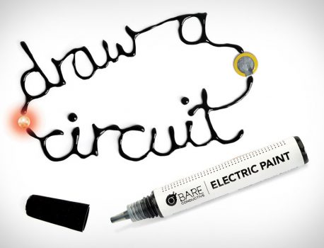 Teach kids about electricity with conductive paint
