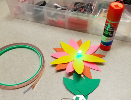 Make a Flower Paper Circuit
