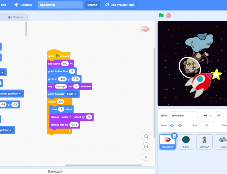 Learn how to code with Scratch!